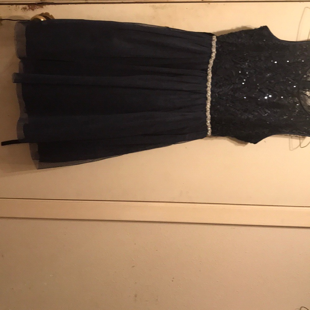 Dark blue dress